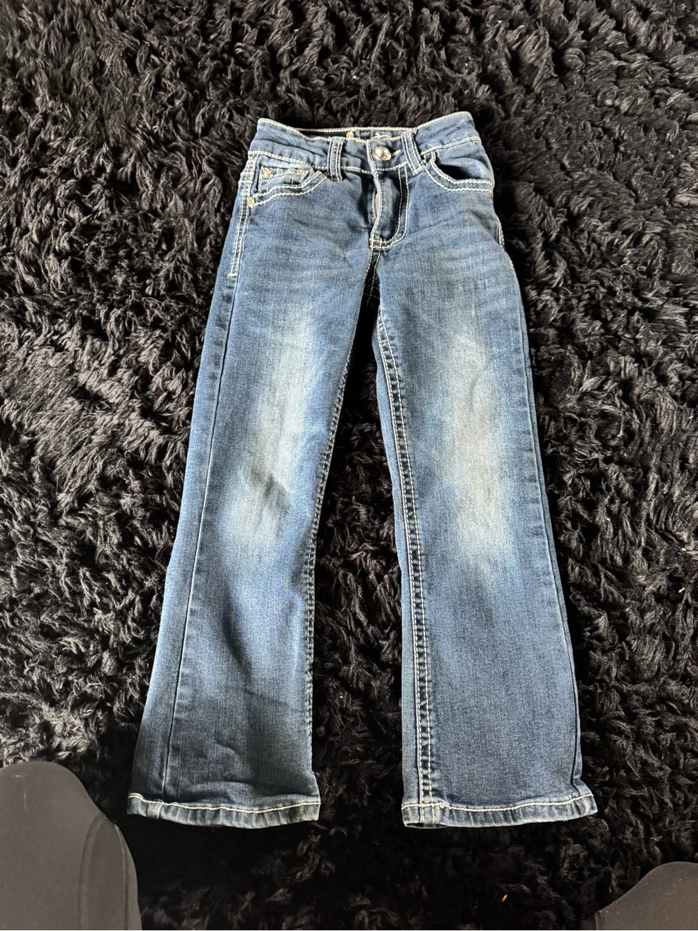 Little girls cedar rose bootcut Jeans